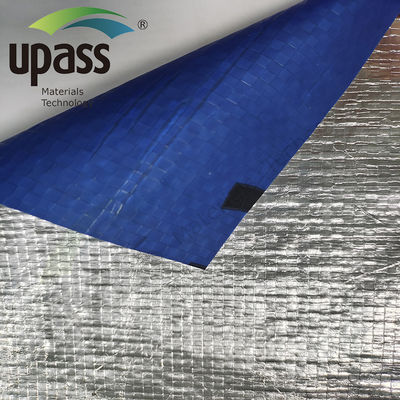 PP Coating Composited Aluminum Foil Woven Cloth Insulation Material Roll Custom Flame Retardant Heat Insulation