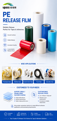 Double Silicon PE Release Film for Acrylic Tape & PE Foam Tape Applications