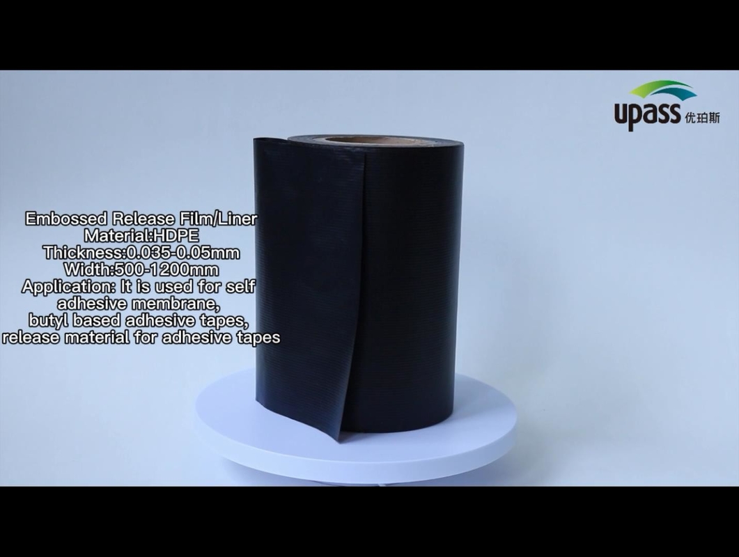 HDPE Embossed Thermal Release Film PE Pet Laminated Film Bitumen Membranes