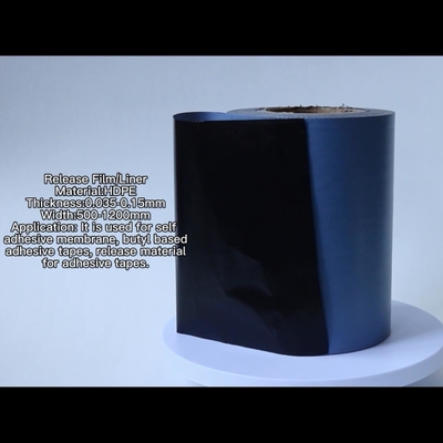 Tear Silicone Coated Release Liner Thermal PE Release Film For Membranes And Tapes