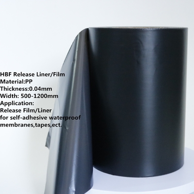Silicone Coated PP Release Liner For Self-Adhesive Waterproof Membranes