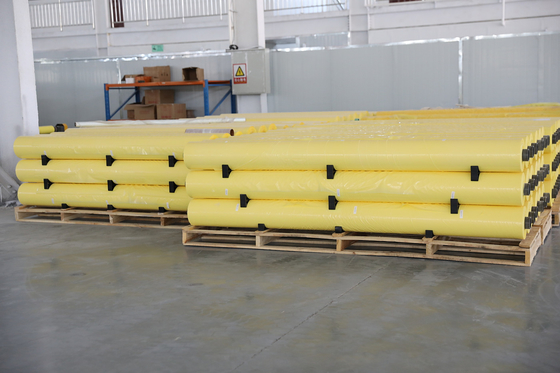Dimensional 70um Yellow HDPE Wrap Film For Cotton Picker CP770