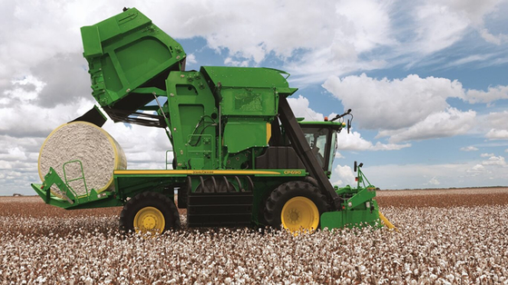 Dimensional 70um Yellow HDPE Wrap Film For Cotton Picker CP770