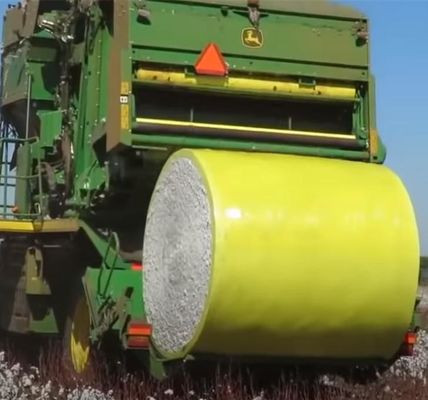 Yellow Cotton Packing Bale Wrap Film for Cotton Picker CP690 CP770 Harvester