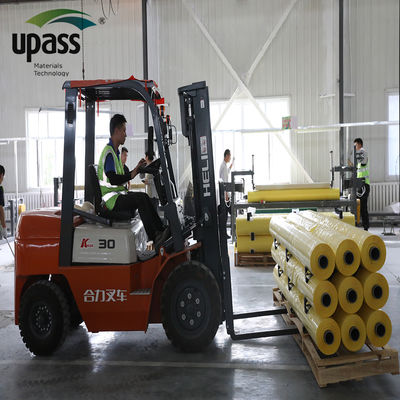 Self-Adhesive High Elongation Cotton Bale Wrap Film 2330*75mic/roll for Extreme Temperature Resistance