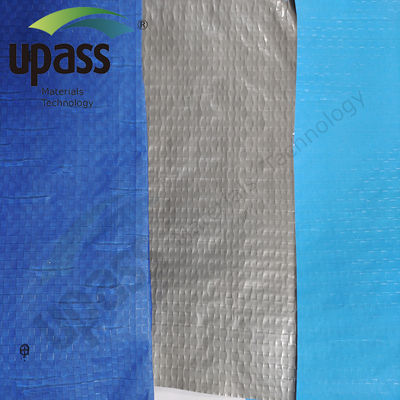 Flame Retardant PP Coating Composite Aluminum Foil Woven Cloth for Building Thermal Insulation with Custom GSM