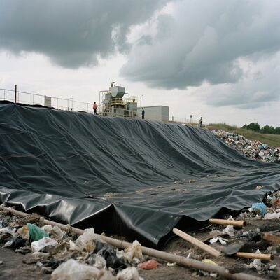 Biogas Pond Anti-Seepage HDPE Geomembrane Black 0.2-2mm Thickness Anti-UV Eco-Friendly Smooth Molding High Cost Performance Roll