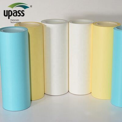 European Blue Yellow White Glassine Release Paper Jumbo Rolls 40gsm-60gsm Silicone Coated Greaseproof Liner Blow Molding Plastic