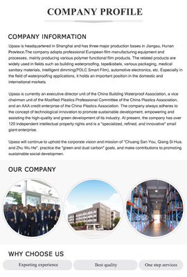 Transparent HDPE Film with Corona Treatment 0.007mm*960mm 10kg Both Sides Blow Molding Process for Cutting