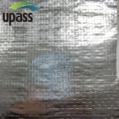 Customizable On-Sale Woven Fabric Thermal Insulation Waterproof Material Aluminum Foil Surface Composited Coated PP Woven Fabric