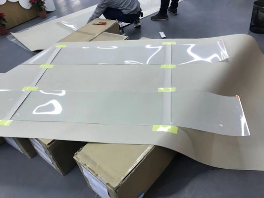 Glass Application Self Adhesive PDLC Smart Film White Color