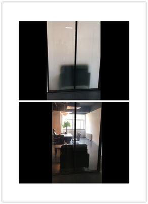Glass Application Self Adhesive PDLC Smart Film White Color