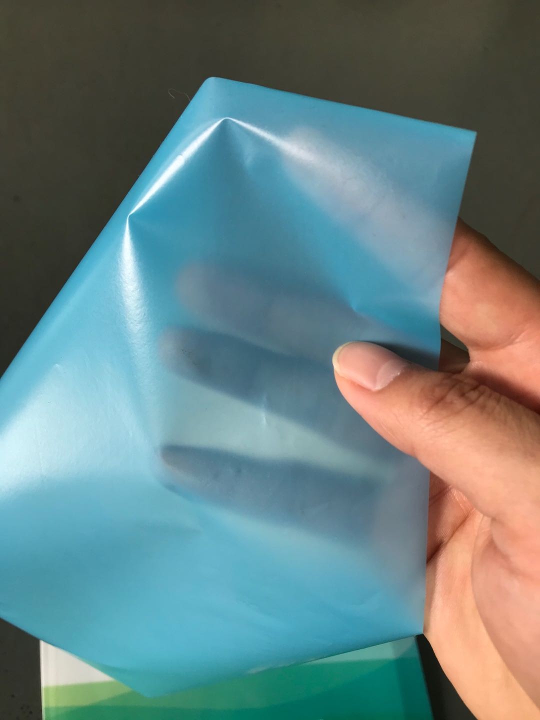 Blue Self Adhesive Tapes 40 Micron 0.04mm Plastic Release Film