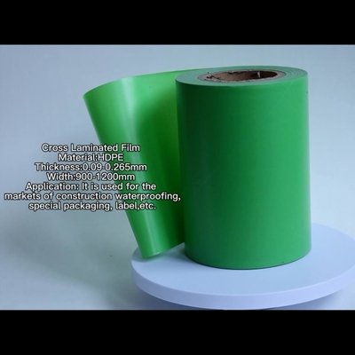 100 Micron Cross Laminated Film Polyethylene Tapes Hdpe Plastic Film